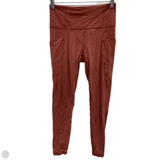 Athletic Leggings By Athleta In Pink, Size: S