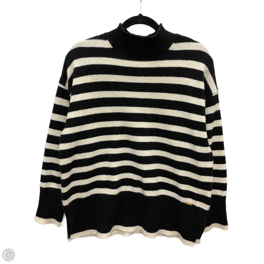 Sweater By Jones New York In Striped Pattern, Size: M