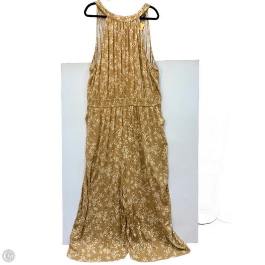 Jumpsuit By Torrid In Tan, Size: 4x