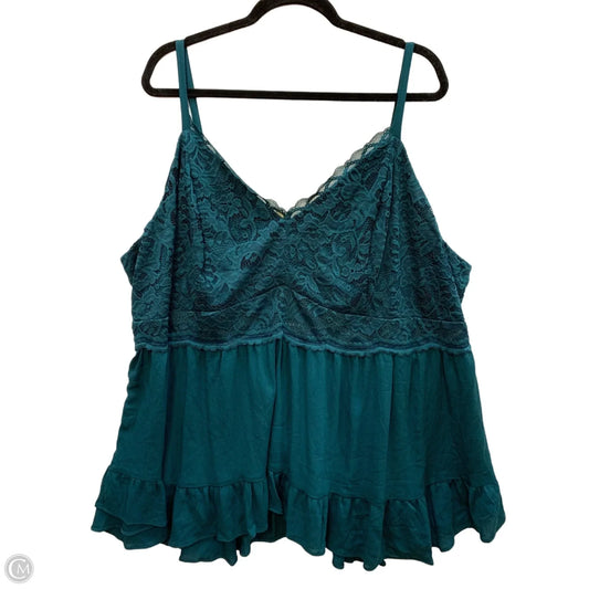Tank Top By Torrid In Aqua, Size: 4x