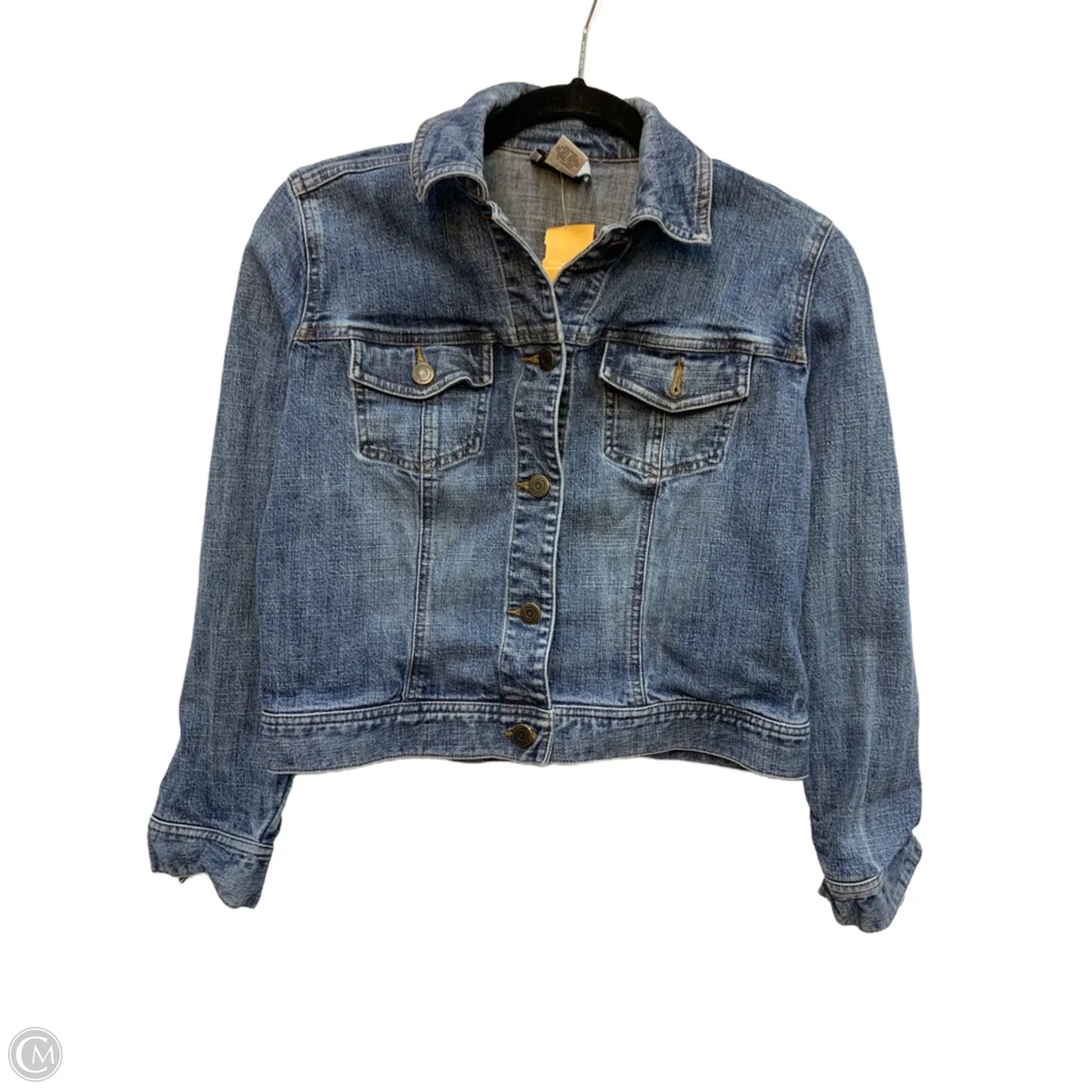 Jacket Denim By Ann Taylor In Blue Denim, Size: 6p