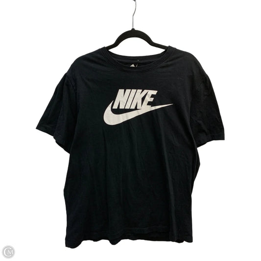 Top Short Sleeve Basic By Nike In Black, Size: Xl
