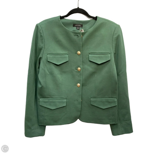 Blazer By Ann Taylor In Green, Size: 12