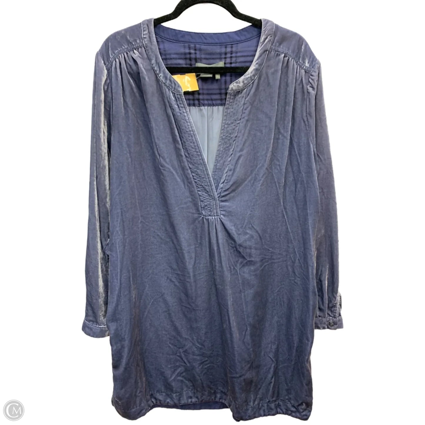 Dress Casual Midi By Anthropologie In Blue, Size: Xl