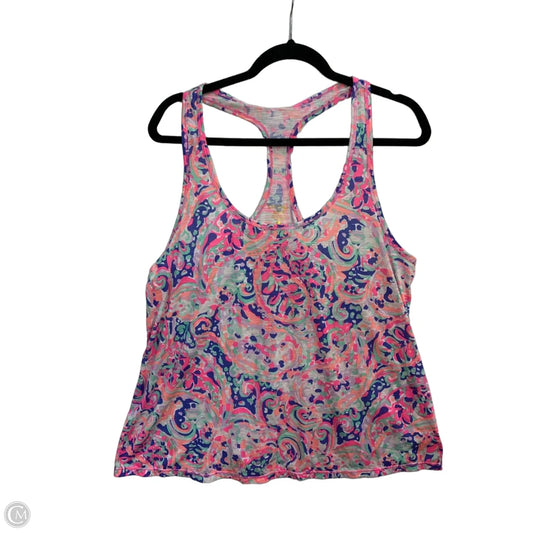 Tank Top Designer By Lilly Pulitzer In Pink, Size: Xl