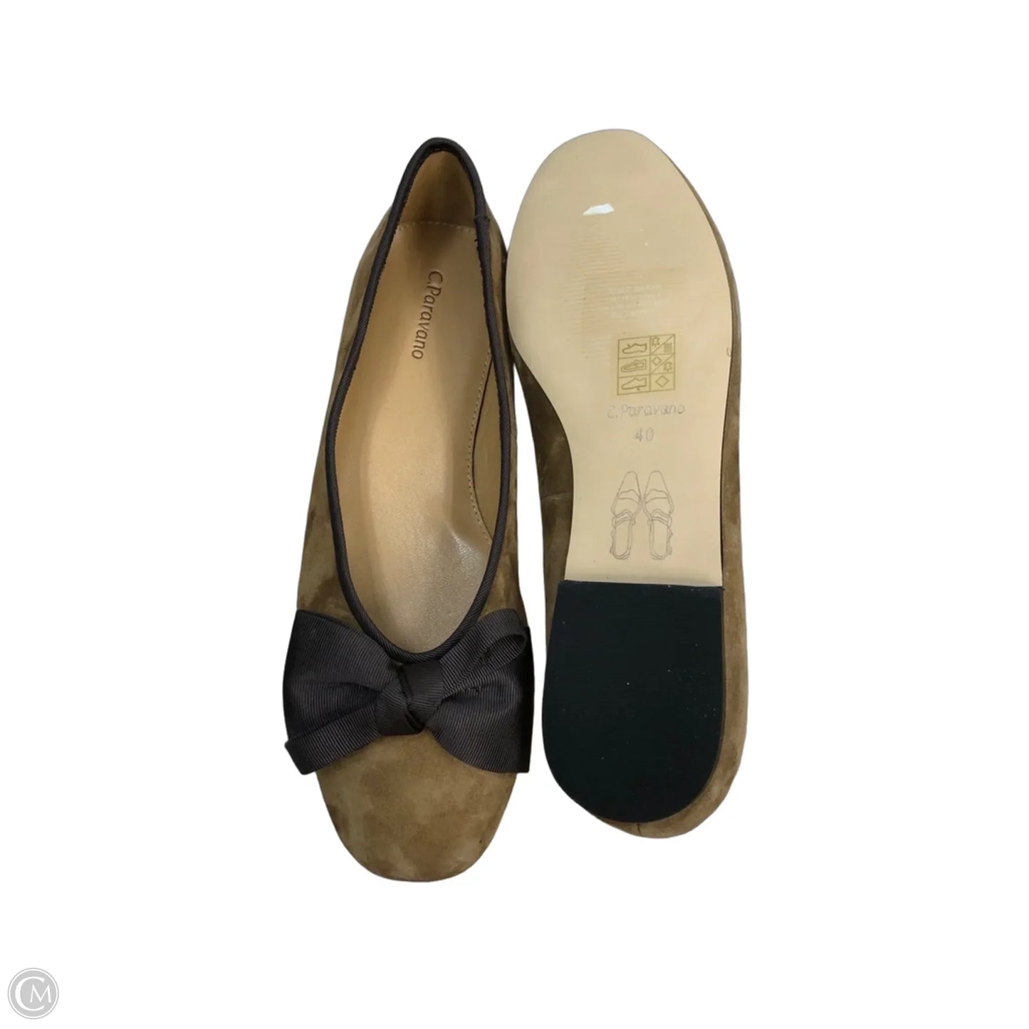 Shoes Flats By Clothes Mentor In Brown, Size: 9.5