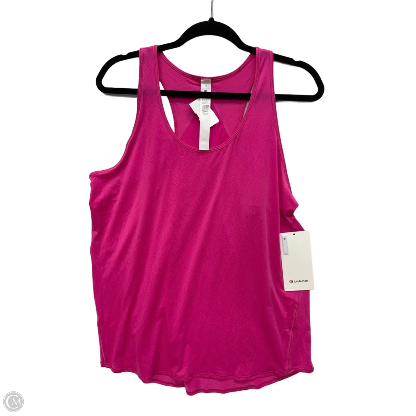 Athletic Tank Top By Lululemon In Pink, Size: 10