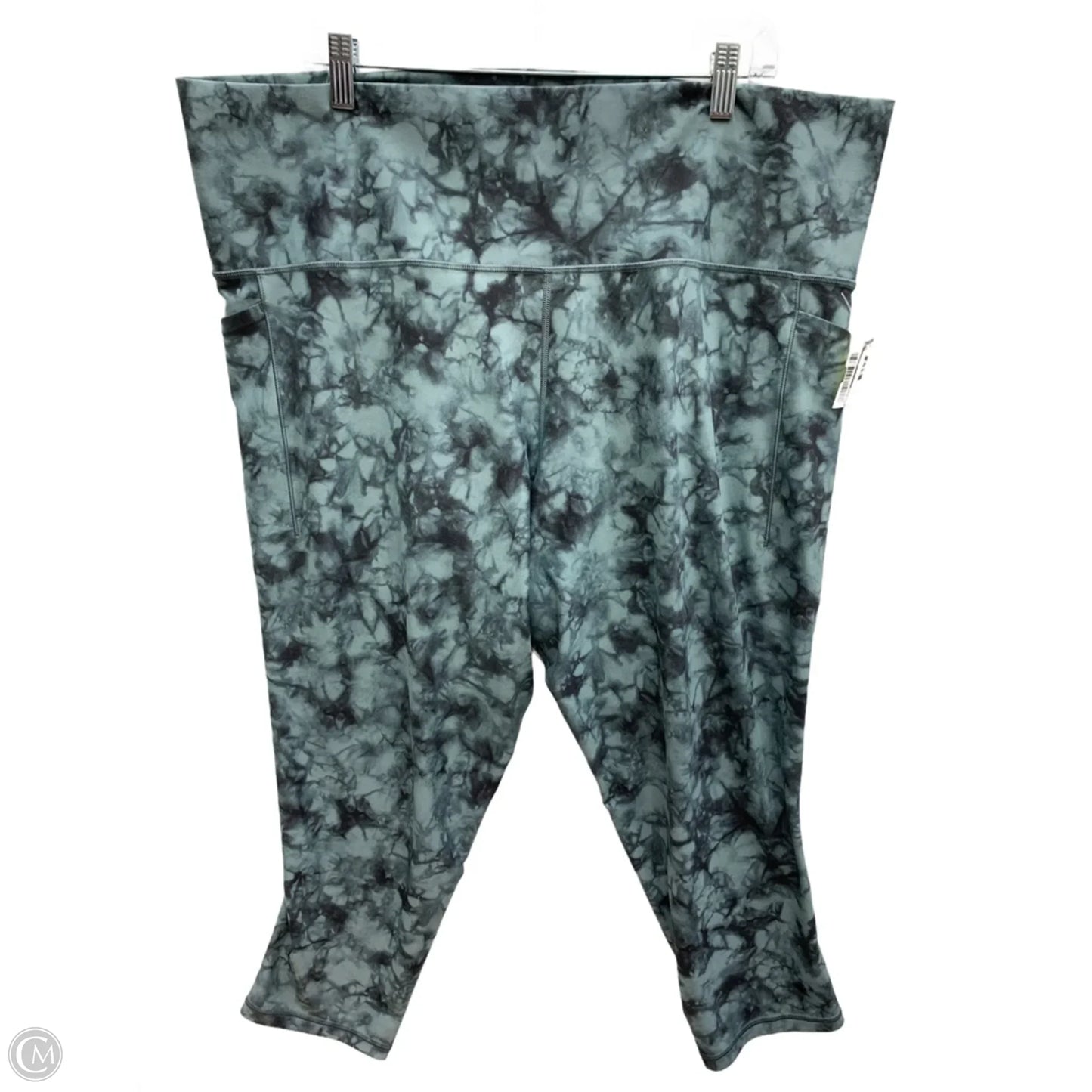 Athletic Leggings By Athleta In Teal, Size: 3x