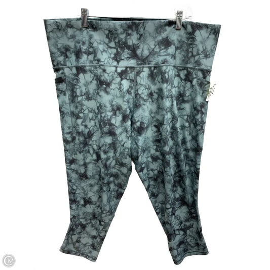 Athletic Leggings By Athleta In Teal, Size: 3x