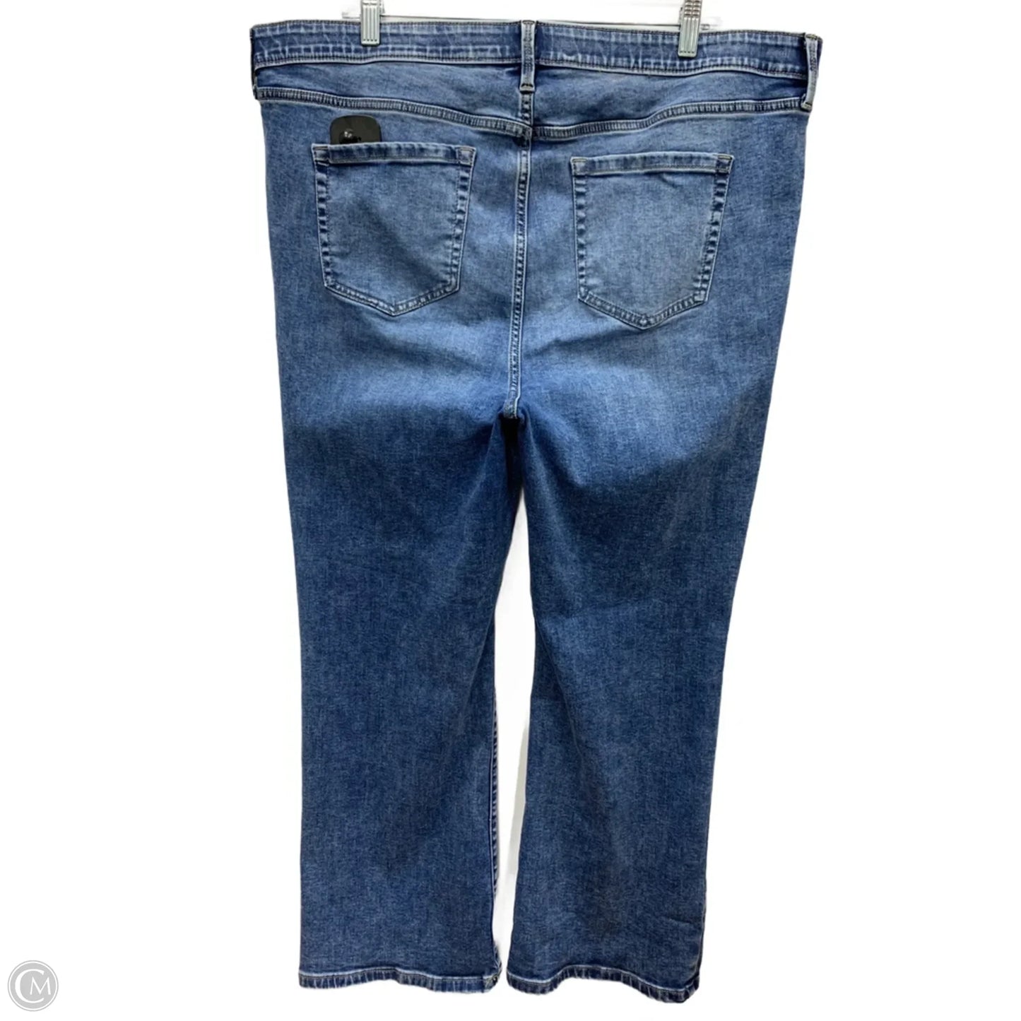 Jeans Boot Cut By Torrid In Blue Red & White, Size: 2x