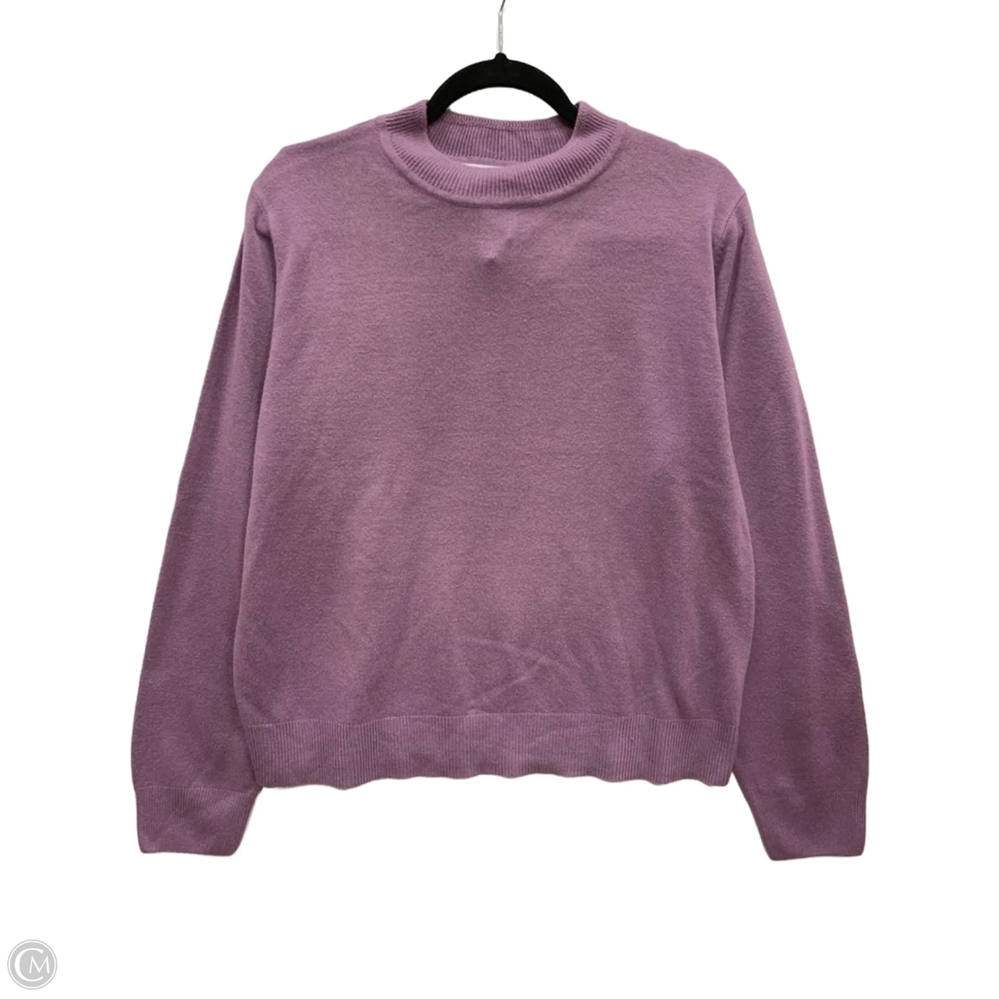 Sweater By Sag Harbor In Purple, Size: Xl