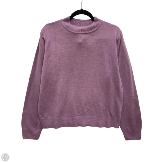 Sweater By Sag Harbor In Purple, Size: Xl