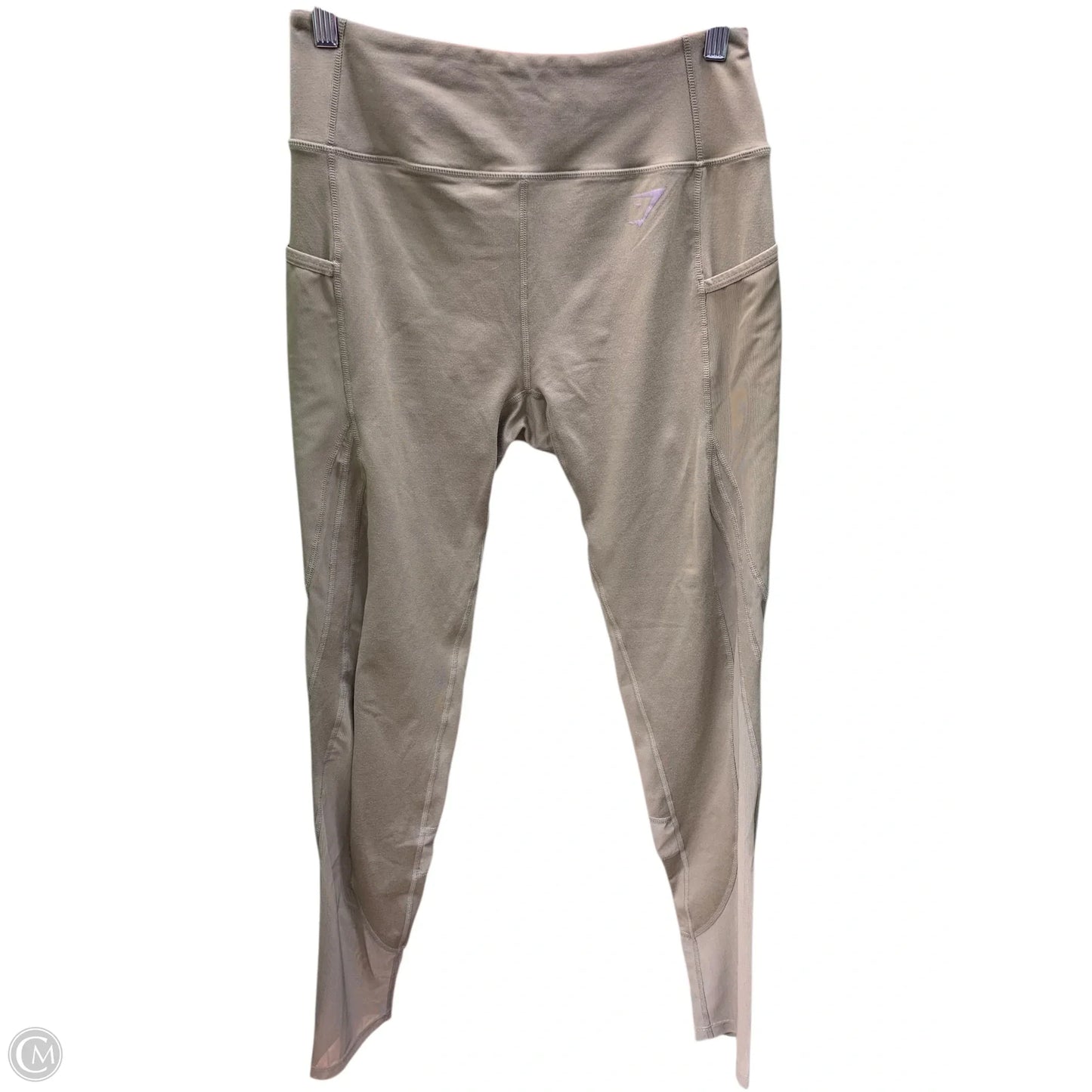 Athletic Leggings By Gym Shark In Green, Size: L