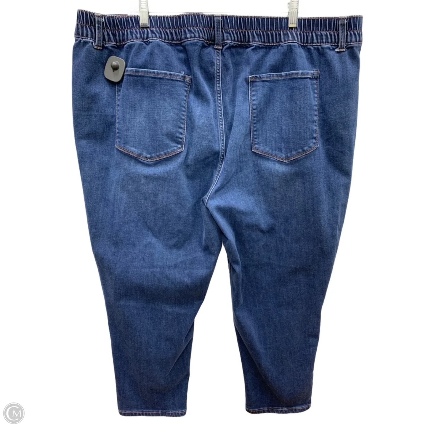 Jeans Skinny By Terra & Sky In Blue Denim, Size: 3x