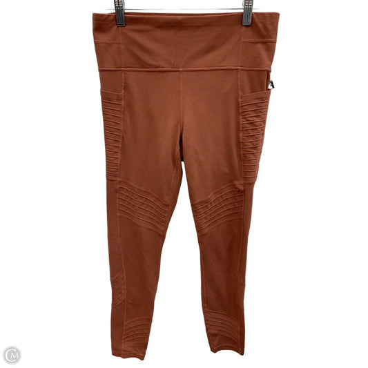 Athletic Leggings By Athleta In Orange, Size: M