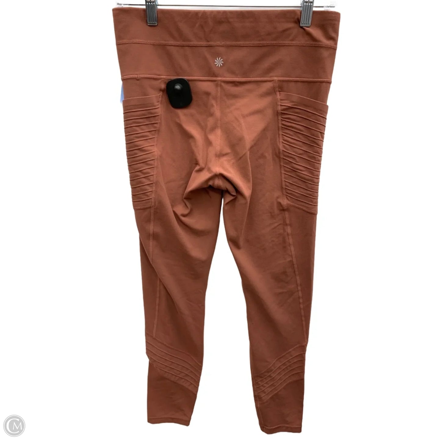 Athletic Leggings By Athleta In Orange, Size: M