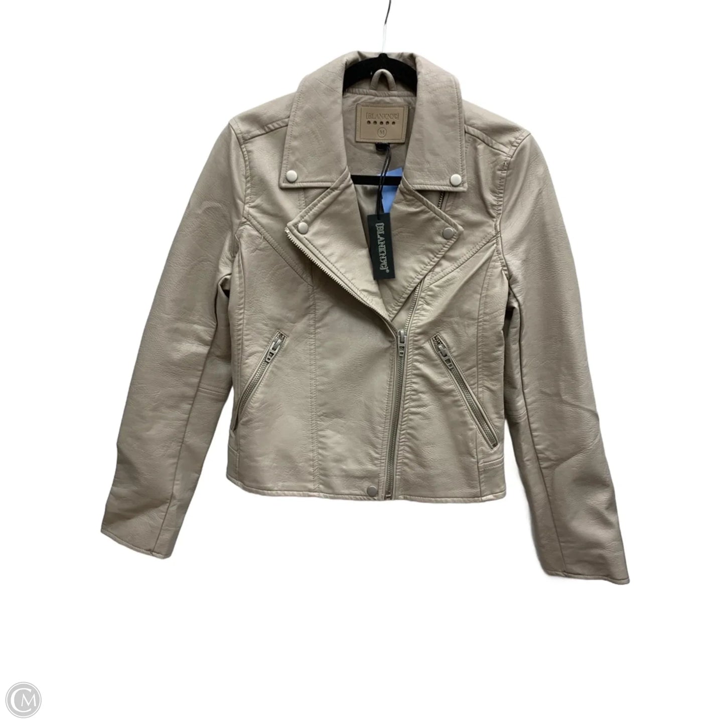 Jacket Moto By Blanknyc In Beige, Size: M