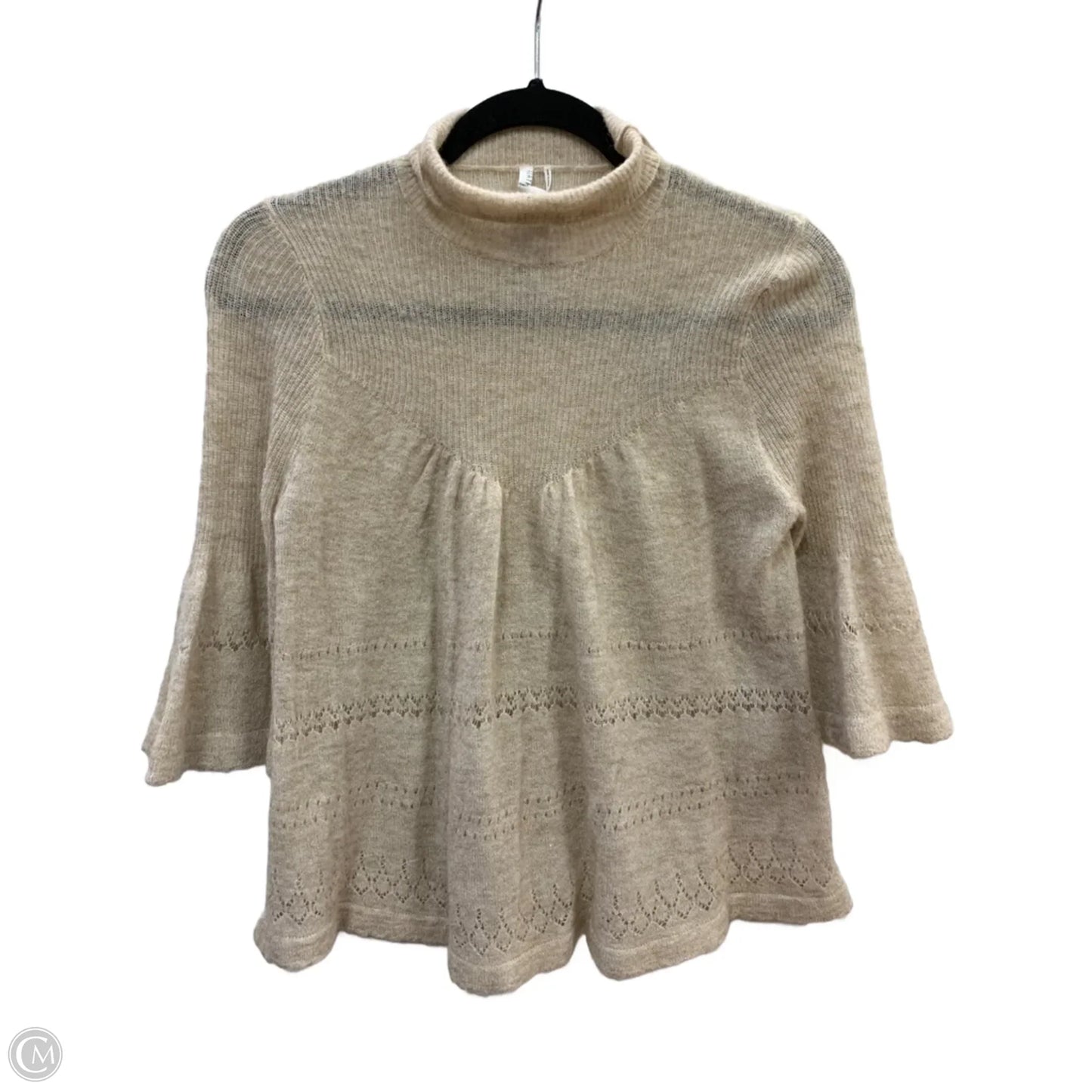 Sweater By Anthropologie In Tan, Size: Xs