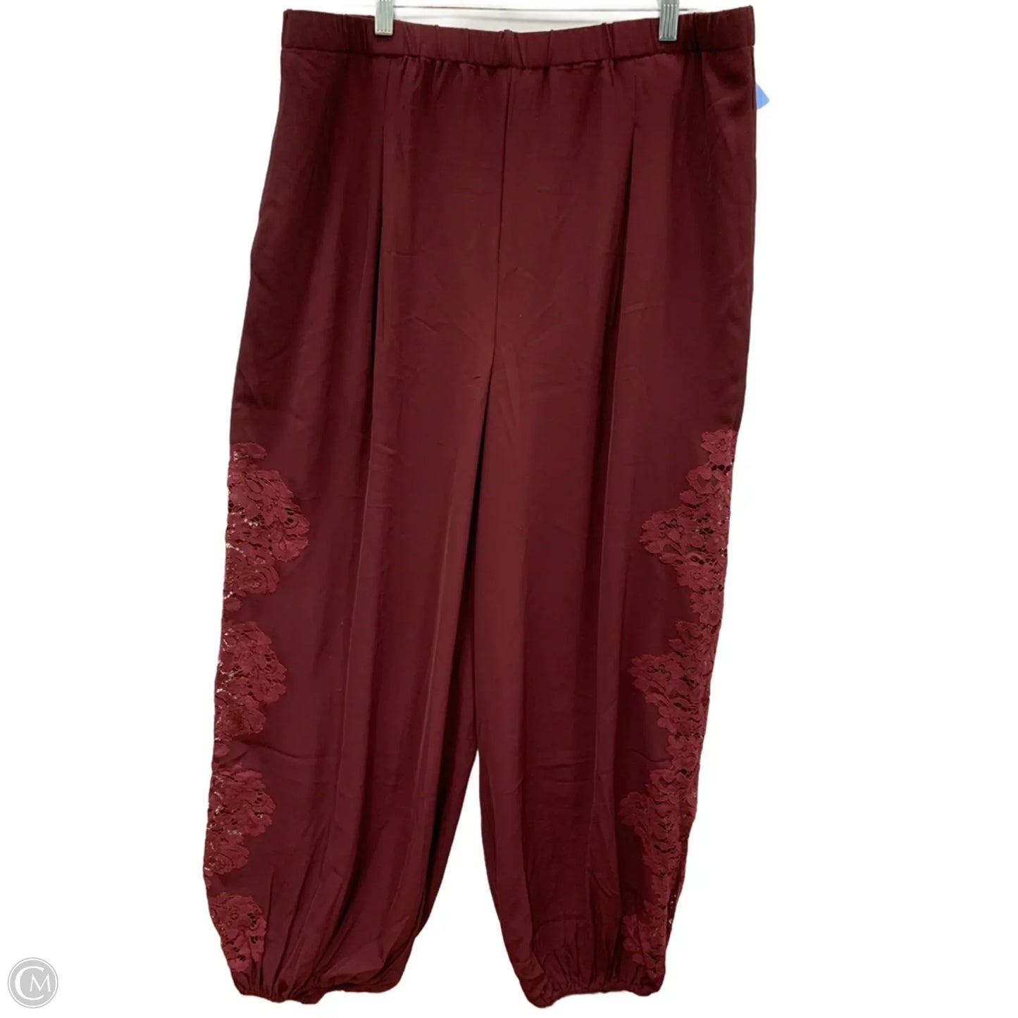 Pants Other By Bl-nk In Maroon, Size: Xl