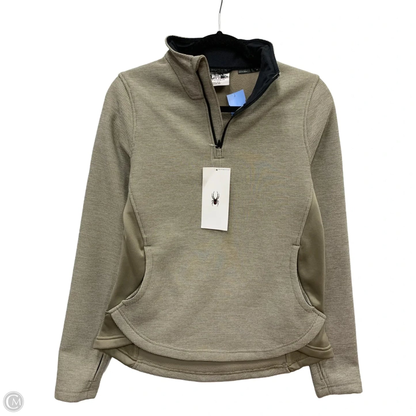 Sweatshirt Collar By Spyder In Beige, Size: M