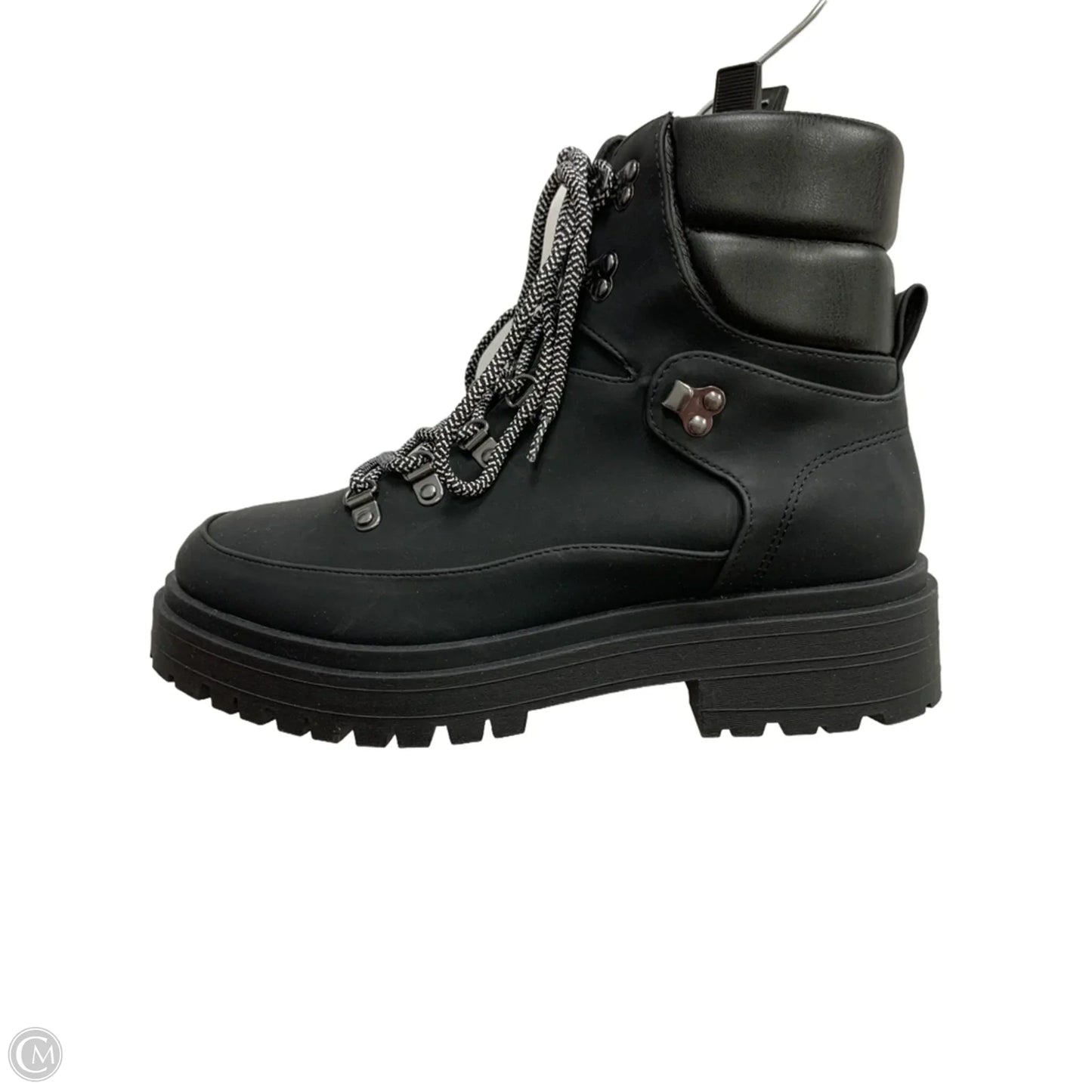 Boots Ankle Flats By Clothes Mentor In Black, Size: 9