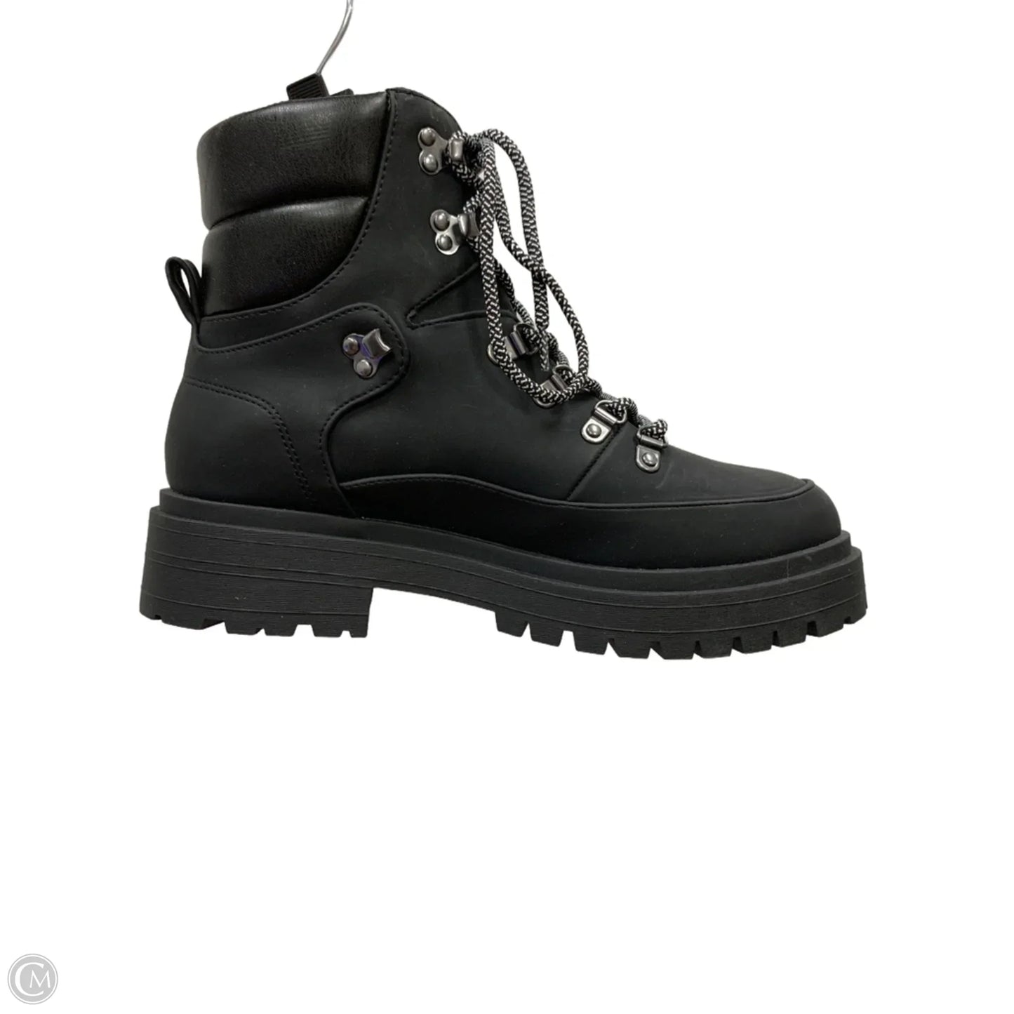 Boots Ankle Flats By Clothes Mentor In Black, Size: 9