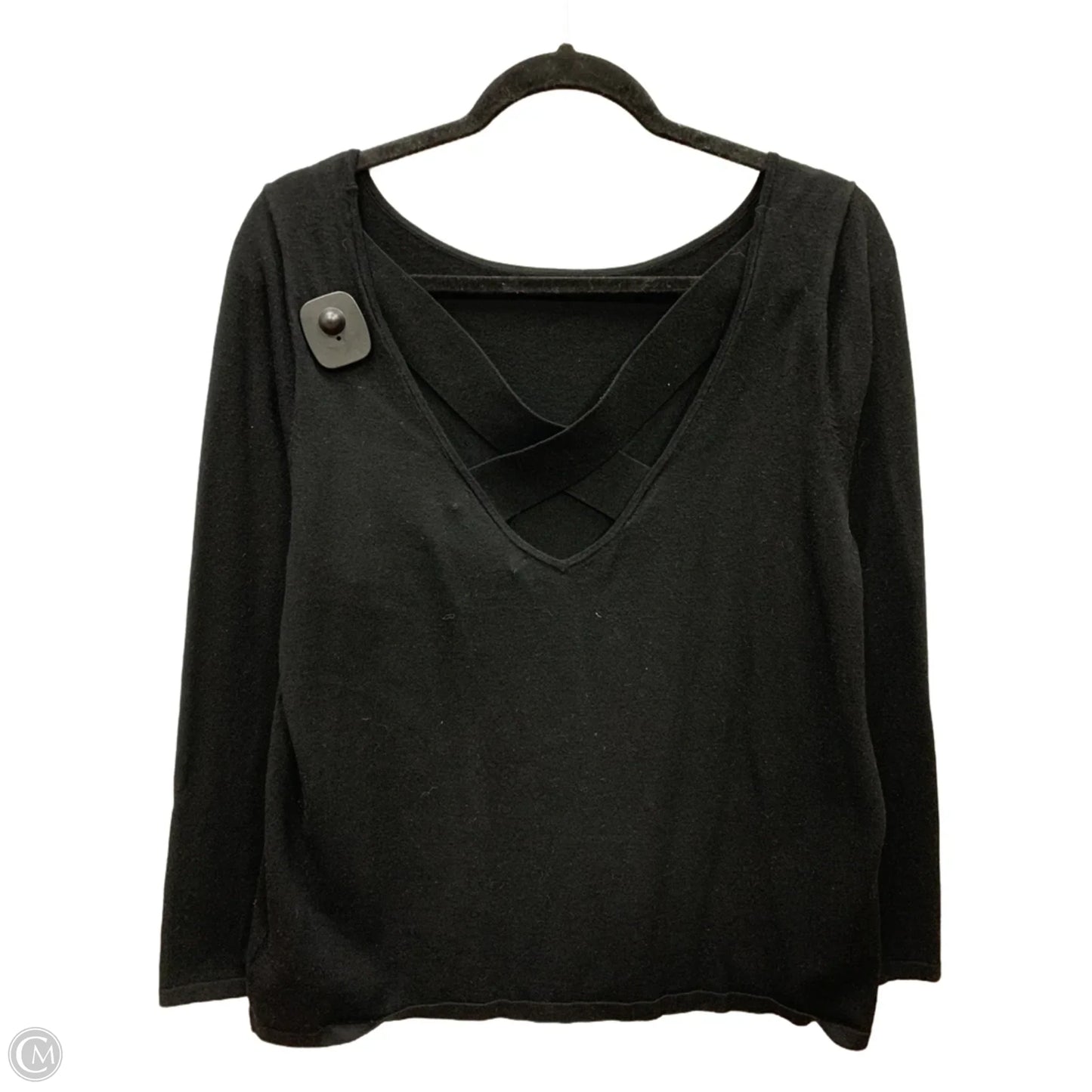 Top Long Sleeve Designer By Lilly Pulitzer In Black, Size: Xl