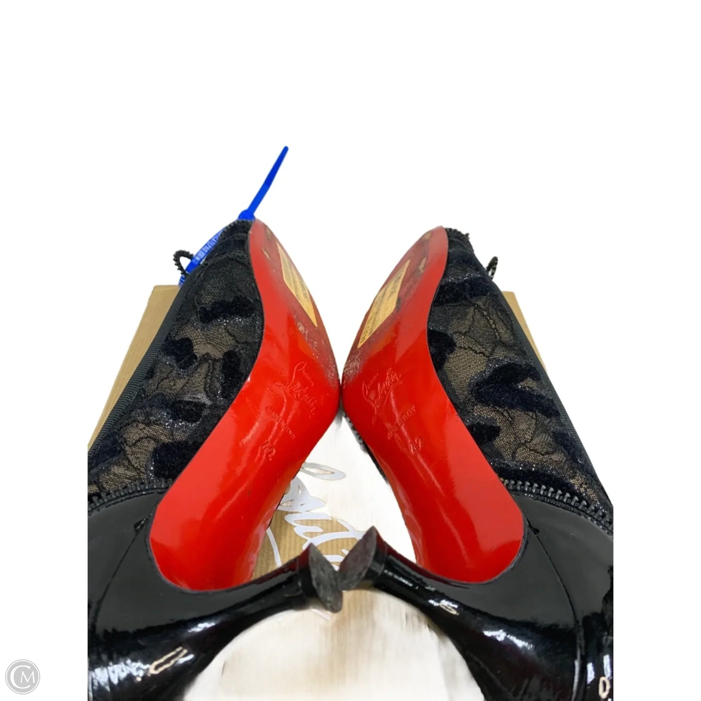 Shoes Luxury Designer By Christian Louboutin In Black, Size: 11