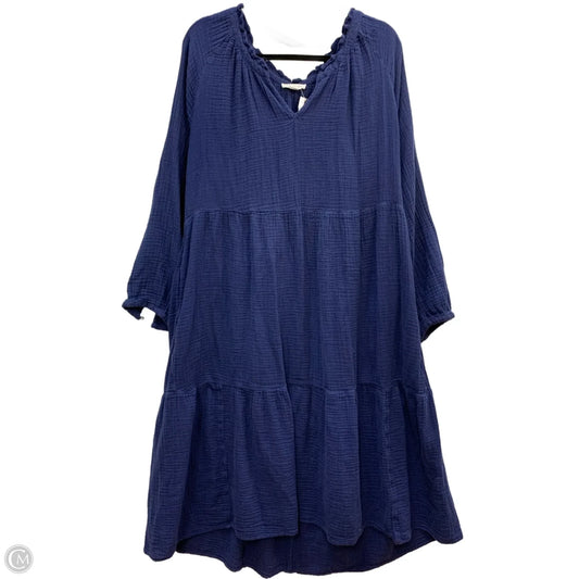 Dress Casual Maxi By Beachlunchlounge In Navy, Size: Xxl