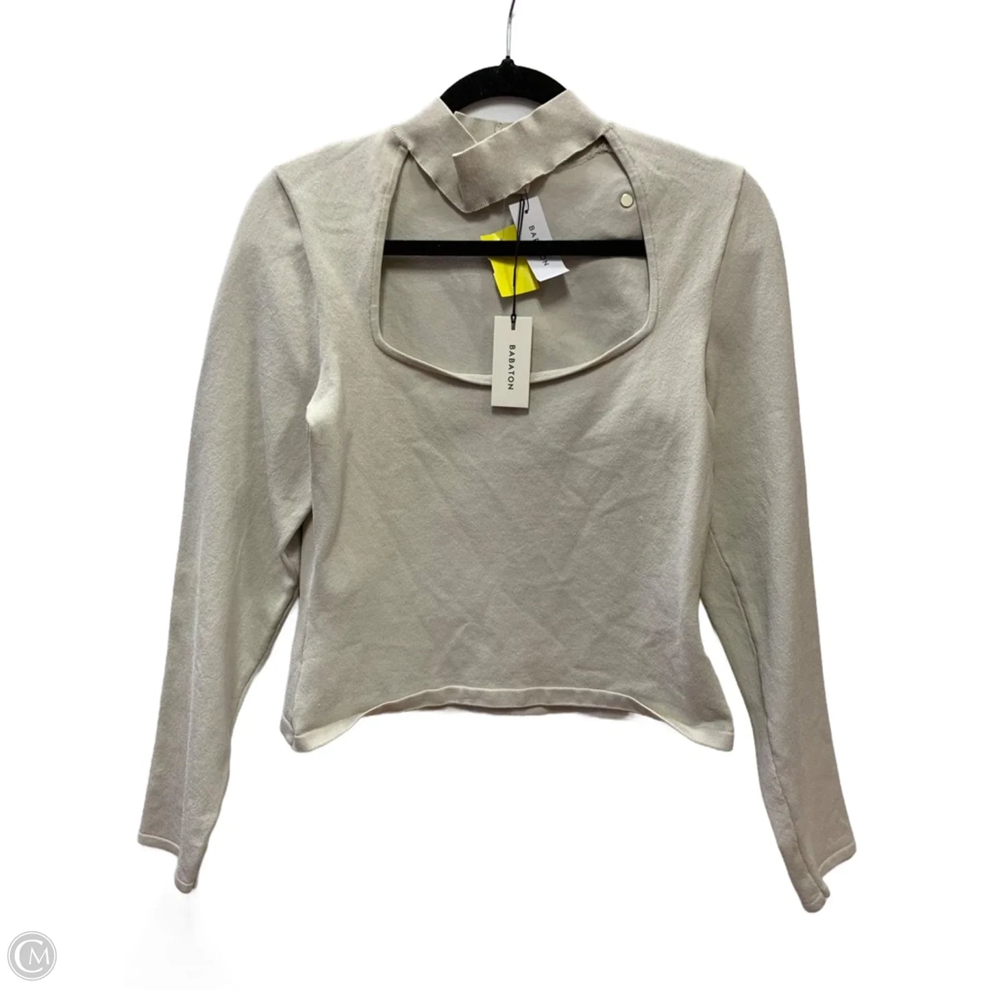 Top Long Sleeve By Babaton In Beige, Size: Xl