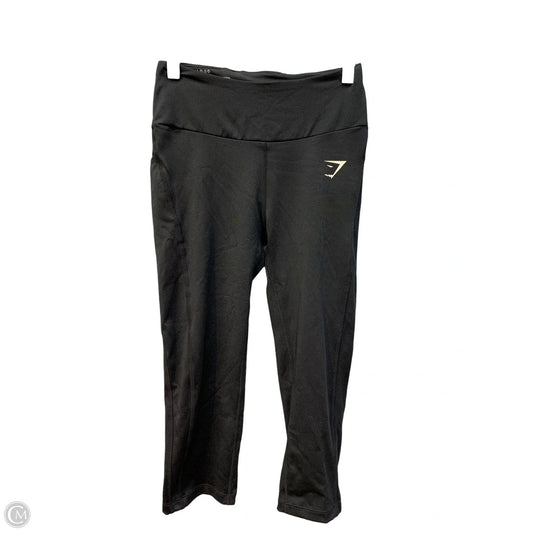 Athletic Leggings Capris By Gym Shark In Black, Size: S