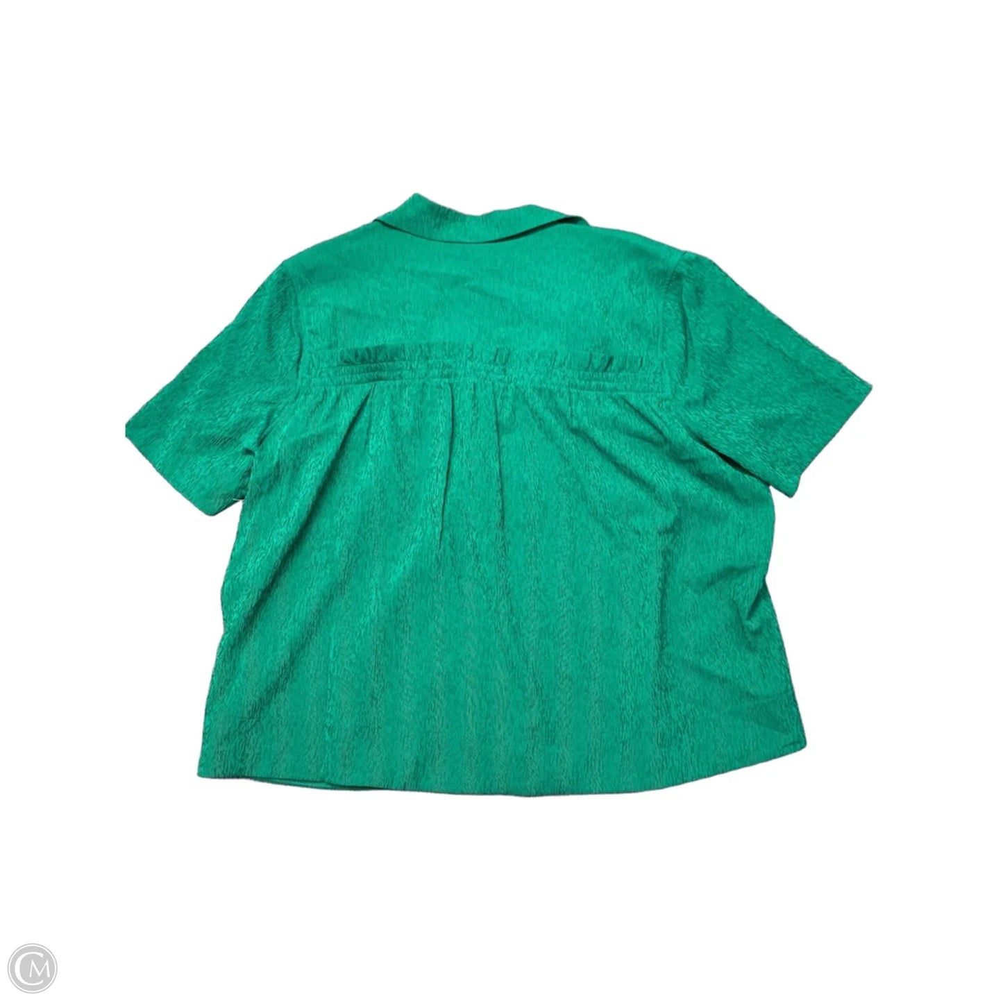 Top Short Sleeve By Athleta In Green, Size: S