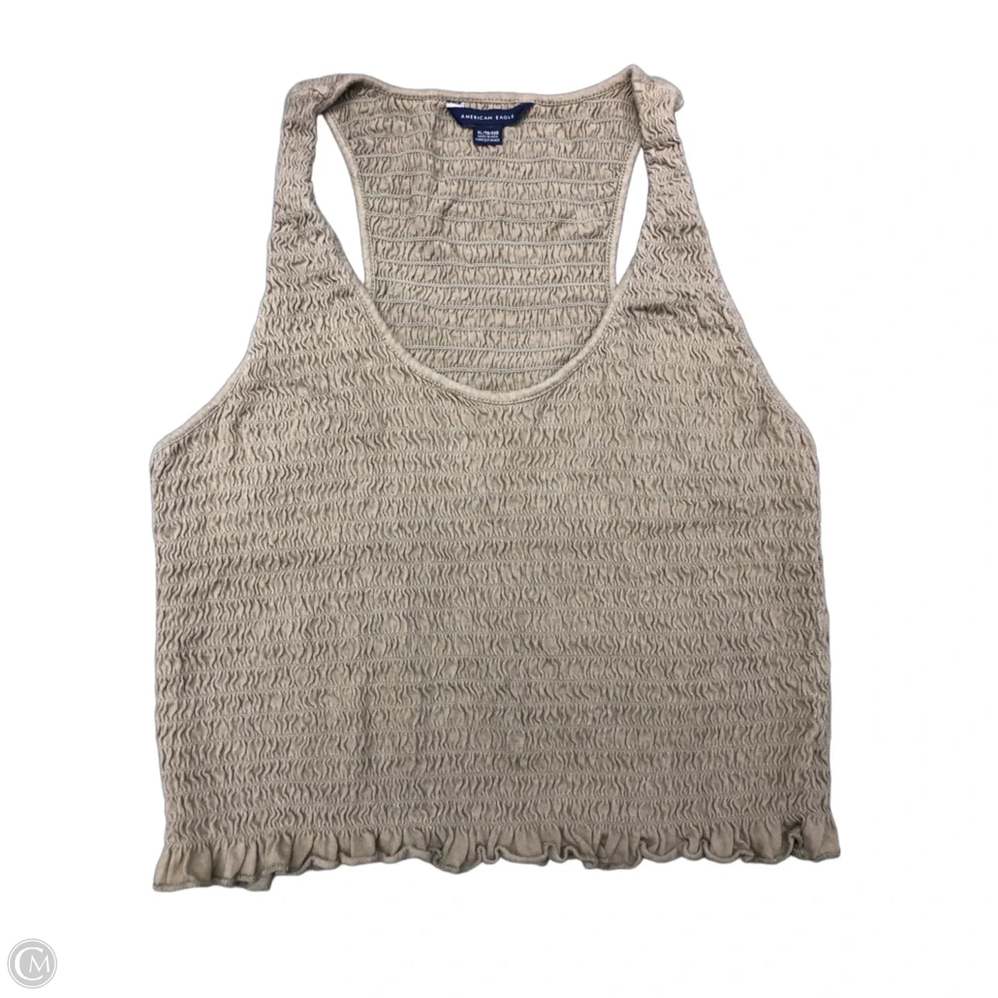 Tank Top By American Eagle In Green, Size: Xl