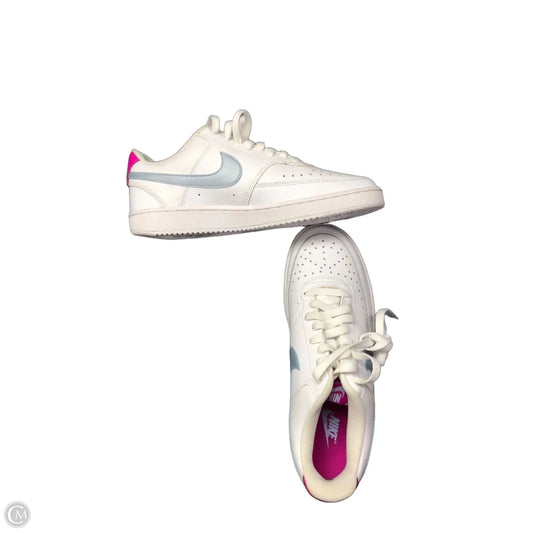 Shoes Sneakers By Nike In Blue & White, Size: 9