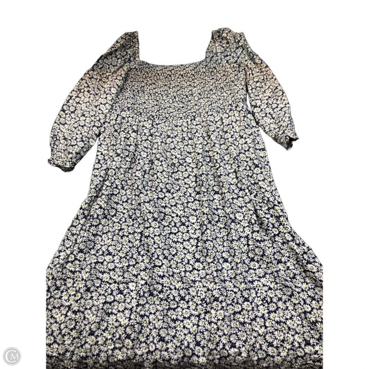 Dress Casual Short By J. Crew In Floral Print, Size: 3x