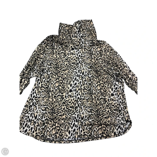 Sweater By Kim Rogers In Animal Print, Size: 3x