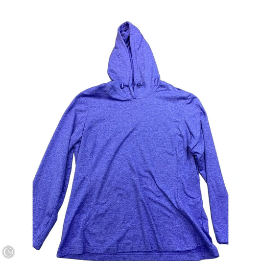 Athletic Sweatshirt Hoodie By Avia In Blue, Size: Xl
