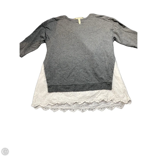 Top 3/4 Sleeve By Matilda Jane In Grey, Size: Xs