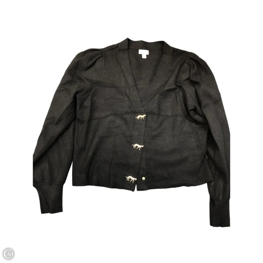 Sweater Cardigan By Crown And Ivy In Black, Size: Xl