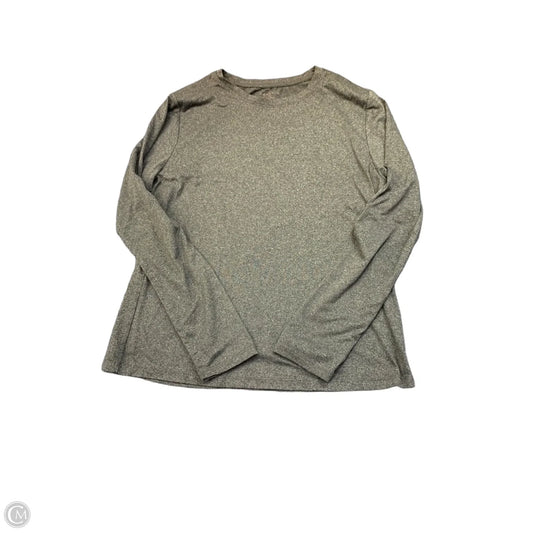 Top Long Sleeve By Danskin In Grey, Size: L