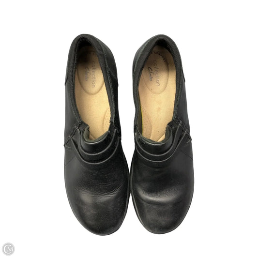 Shoes Flats By Clarks In Black, Size: 9
