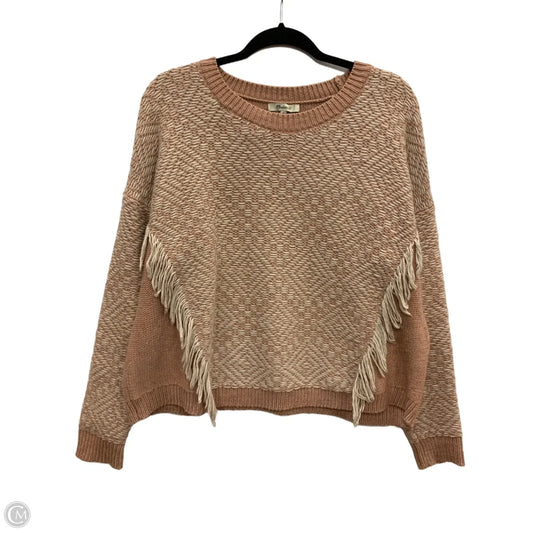 Sweater By Madewell In Orange, Size: Xl