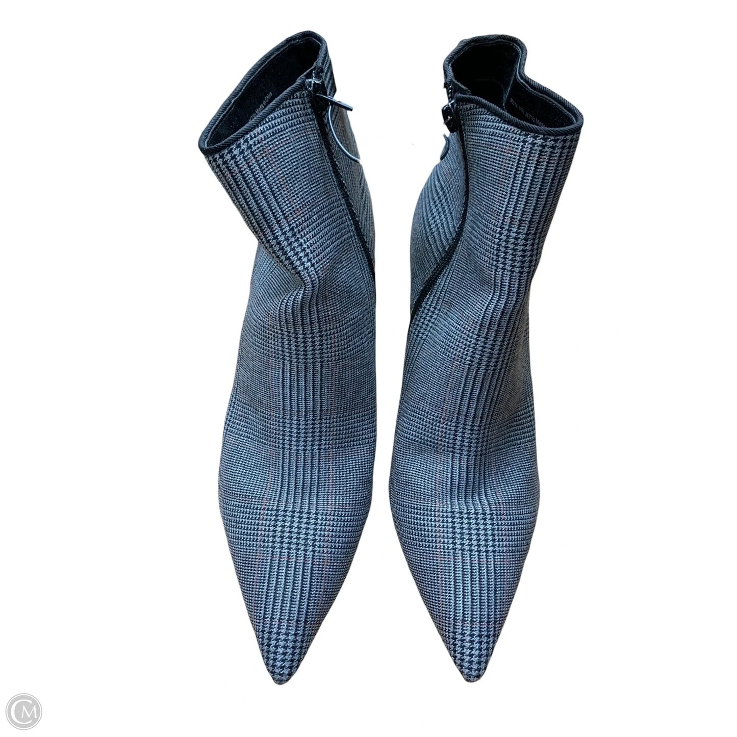 Boots Ankle Heels By Cabi In Grey, Size: 9