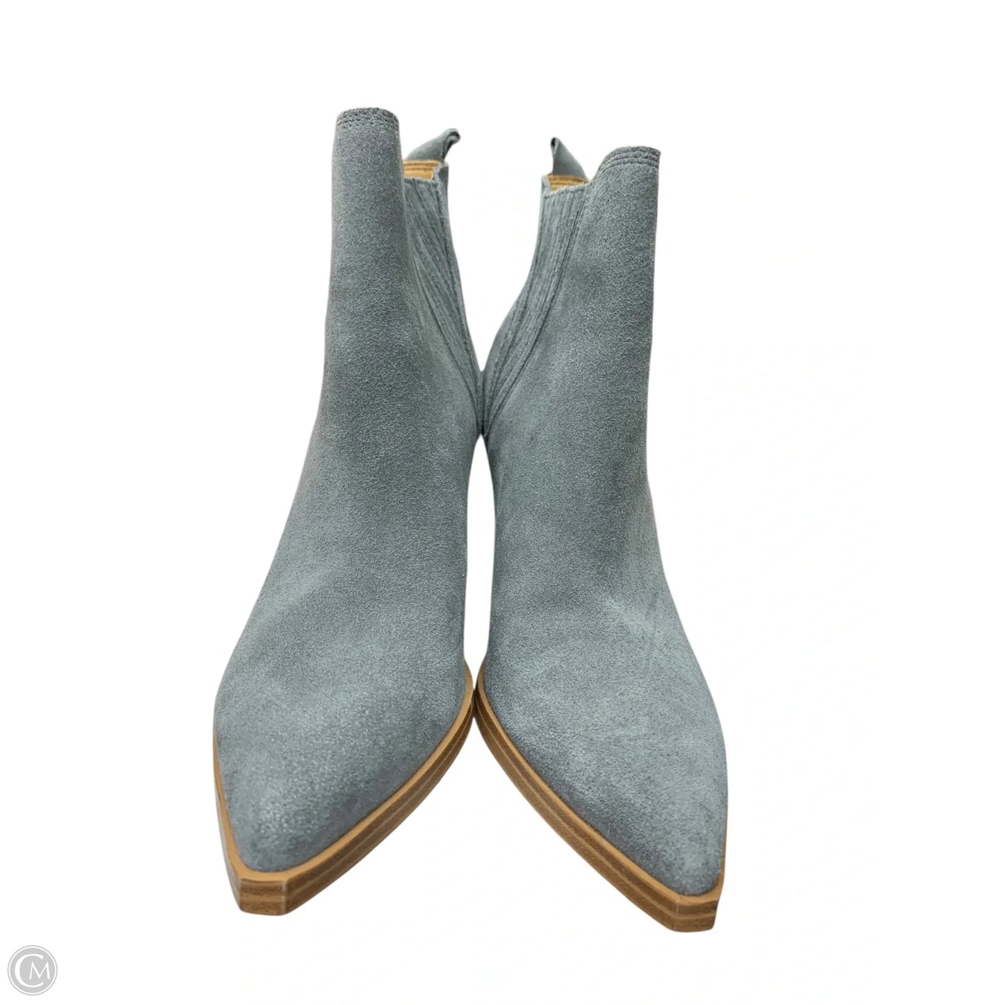 Boots Ankle Heels By Marc Fisher In Blue, Size: 8