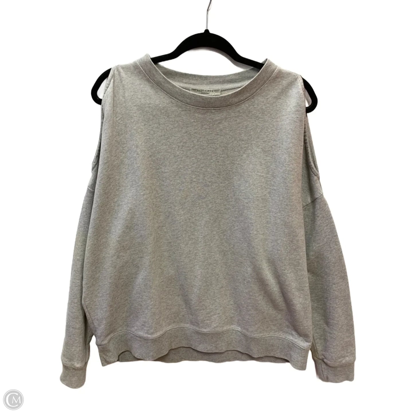 Sweatshirt Designer By All Saints In Grey, Size: M