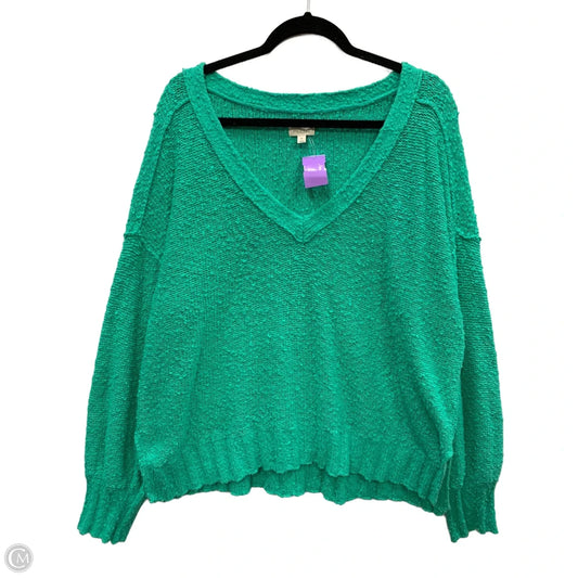 Sweater By Pilcro In Green, Size: Xl