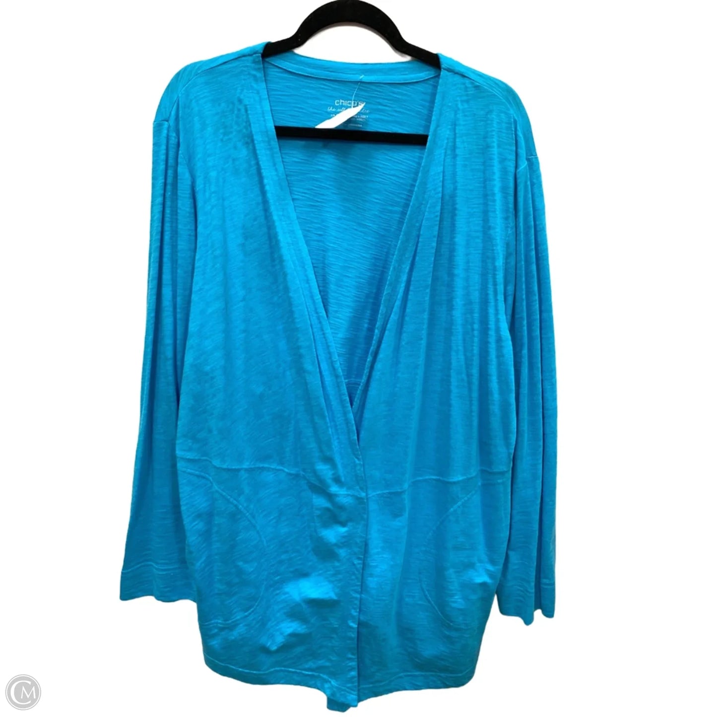 Cardigan By Chicos In Blue, Size: Xl