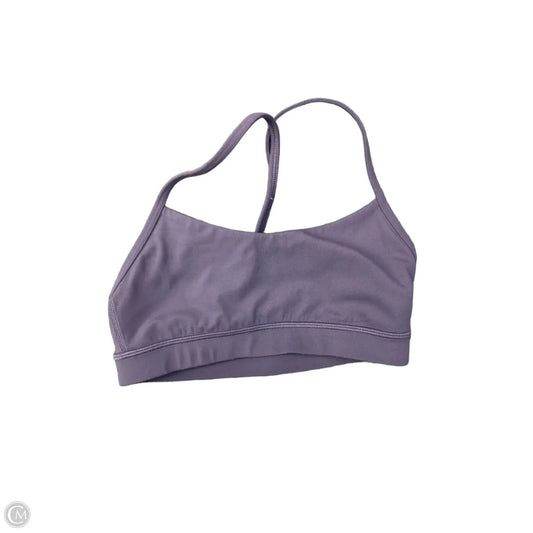Athletic Bra By Lululemon In Purple, Size: 6