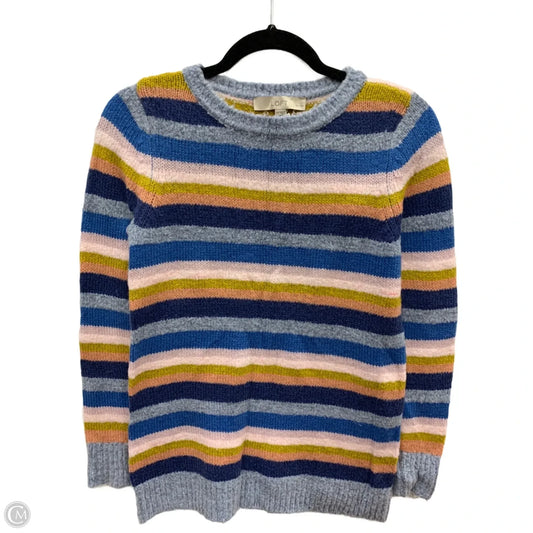Sweater By Loft In Multi-colored, Size: Sp