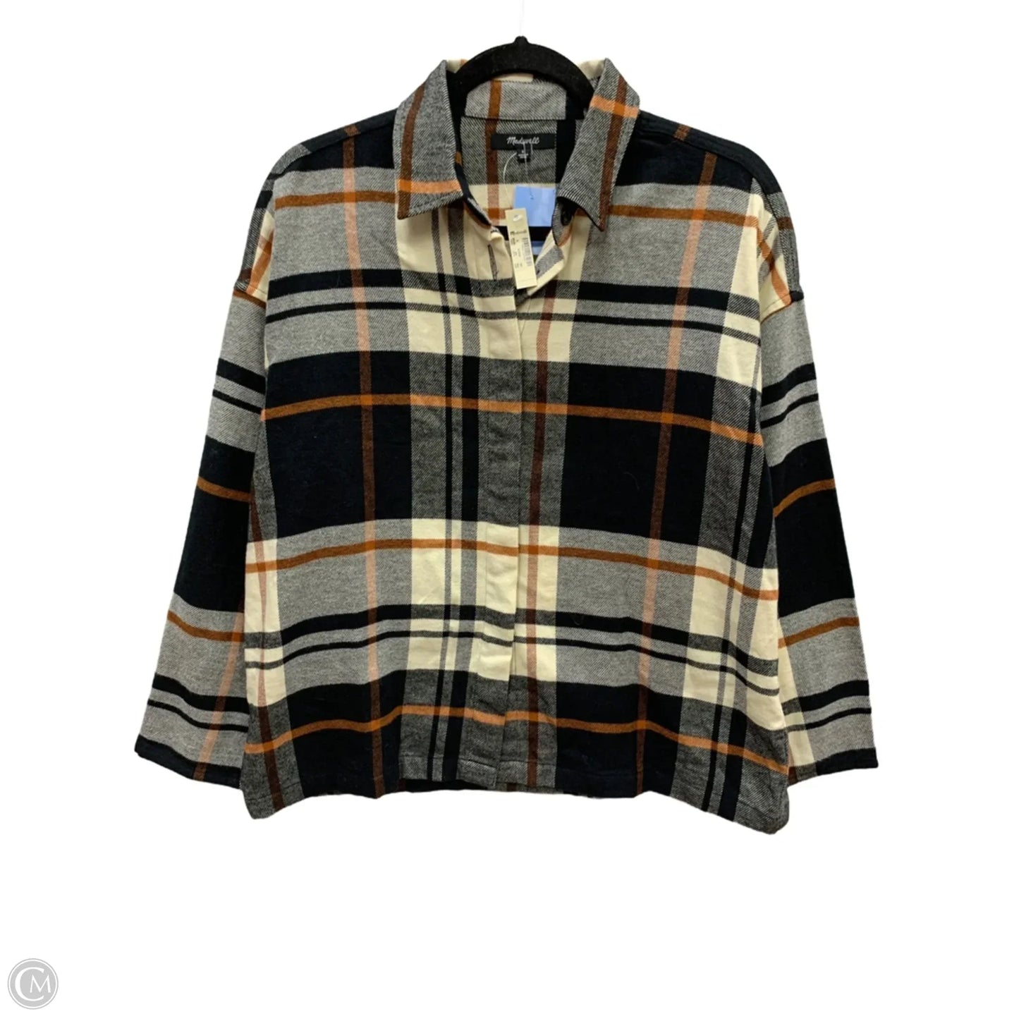 Top Long Sleeve By Madewell In Cream, Size: S